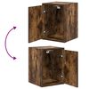 vidaXL Armoires de garage 6 pcs ch&ecirc;ne fum&eacute; bois d'ing&eacute;nierie