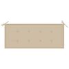 vidaXL Banc de jardin avec coussins 240 cm Bois solide d'acacia