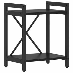 vidaXL &Eacute;tag&egrave;re 40 x 30 x 50 cm Bois d'ing&eacute;nierie Ch&ecirc;ne noir