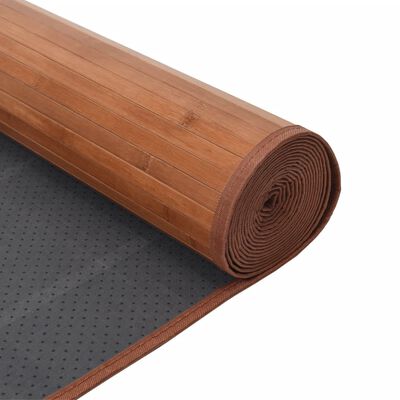 vidaXL Tapis rectangulaire marron 60x1000 cm bambou