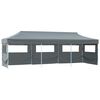 vidaXL Tente de r&eacute;ception pliable avec 5 parois 870x291x315 cm Anthracite