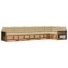 vidaXL Ensemble de canap&eacute;s d'ext&eacute;rieur 6 pc Naturel et Beige