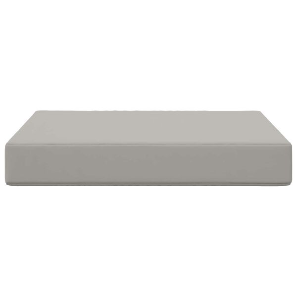 vidaXL Coussin de canap&eacute; d'ext&eacute;rieur Gris 60 x 60 x 8 cm Polyester