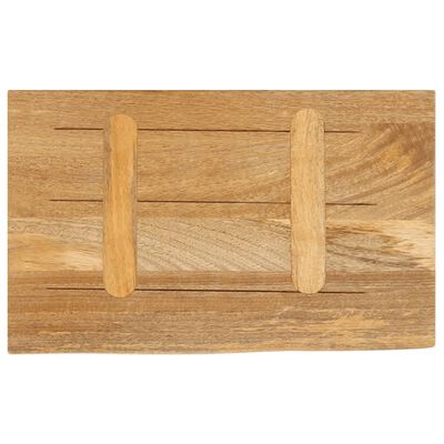 vidaXL Dessus de table à bord vivant 60x40x3,8 cm bois massif manguier