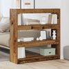 vidaXL Biblioth&egrave;que Bois ancien 100 x 30 x 103 cm Bois d'ing&eacute;nierie