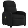 vidaXL Fauteuil de massage inclinable Noir Tissu