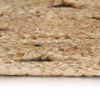 vidaXL Tapis fait &agrave; la main Jute tress&eacute;e 90 cm