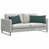 vidaXL Coussins de canap&eacute; 2 pcs Vert fonc&eacute; 80 x 40 cm
