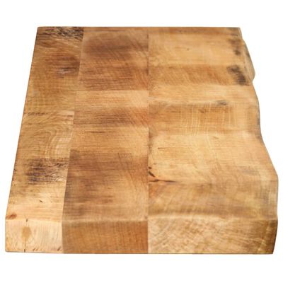 vidaXL Dessus de table 180x20x2,5cm bord vif bois massif manguier brut