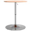 vidaXL Table de bar &Oslash;60x89,5 cm bois massif de h&ecirc;tre
