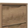 vidaXL Table de chevet avec tiroir Ch&ecirc;ne artisanal 30,5 x 30 x 43 cm