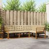 vidaXL Ensemble de canap&eacute;s d'ext&eacute;rieur 4 pcs Naturel et Beige
