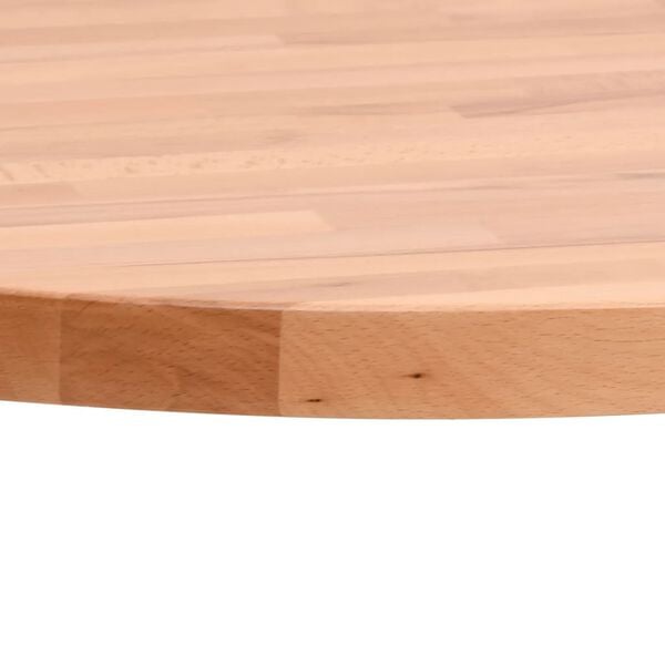 vidaXL Dessus de table &Oslash;70x4 cm rond bois massif de h&ecirc;tre