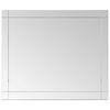 vidaXL Miroir mural 80x60 cm Verre