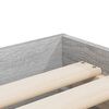 vidaXL Cadre de lit avec tiroirs sans matelas sonoma gris 90x200 cm