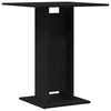 vidaXL Table de bistro en ch&ecirc;ne noir 60x60x75 cm bois d'ing&eacute;nierie