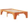 vidaXL Cadre de lit Marron 80 x 200 cm Pin massif