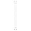 vidaXL Pieds de table &agrave; manger en forme de V, 2 pi&egrave;ces, blanc, 90 x (72-73,3) cm, acier