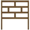vidaXL T&ecirc;te de lit Marron miel 81x4x100 cm Bois massif de pin