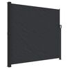vidaXL Auvent lat&eacute;ral r&eacute;tractable noir 180x500 cm