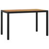 vidaXL Ensemble &agrave; d&icirc;ner de jardin avec coussins 3 pcs poly rotin noir