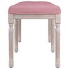 vidaXL Banc Rose 110x40x49 cm Velours