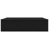 vidaXL Meuble TV avec &eacute;clairage LED Ch&ecirc;ne noir 60 x 35 x 15,5 cm