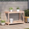 vidaXL Table de rempotage et &eacute;tag&egrave;re 108x50x75 cm bois massif douglas