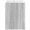 vidaXL Armoires murales de garage 2 pcs sonoma gris bois d'ing&eacute;nierie