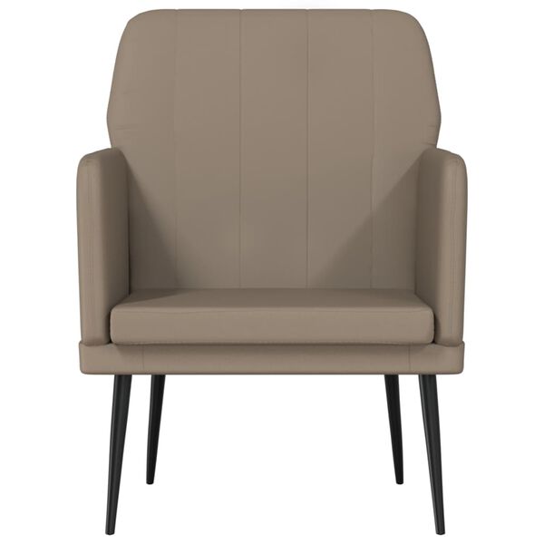 vidaXL Fauteuil Cappuccino 61x78x80 cm Similicuir