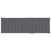 vidaXL Chaise longue de jardin avec coussin Bois d'acacia solide