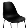 vidaXL Ensemble de bar 5 pcs Plastique Noir