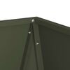 vidaXL Jardini&egrave;re 2 pcs Vert olive 40 x 40 x 75 cm Acier