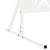 vidaXL &Eacute;cran de confidentialit&eacute; Blanc 100 x 50 x 180 cm Acier