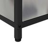 vidaXL Rangement de cuisine avec &eacute;tag&egrave;re Argent 60 x 50 x 92 cm Acier