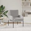 vidaXL Canap&eacute;s avec coussin 55cm Gris clair Contreplaqu&eacute;