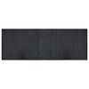 vidaXL Tapis rectangulaire gris 70x200 cm bambou