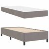 vidaXL Lit &agrave; ressorts Taupe 80 x 200 cm tissu