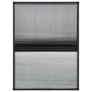 vidaXL Moustiquaire pliss&eacute;e pour fen&ecirc;tre Aluminium 80x120 cm
