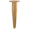 vidaXL Pieds debout 2 pcs Dor&eacute; 98 x 40 mm Fer