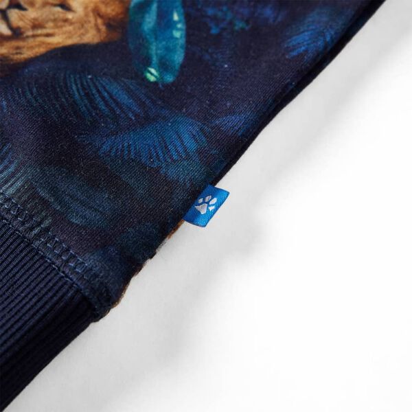 Sweatshirt pour enfants bleu marine 116