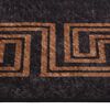 vidaXL Tapis lavable noir et dor&eacute; 400x300 cm