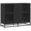 vidaXL Buffet noir 94x35x76 cm bois d&rsquo;ing&eacute;nierie