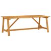 vidaXL Ensemble &agrave; manger de jardin 7 pcs Noir