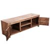 vidaXL Meuble TV bois massif d'acacia 120 x 35 x 40 cm