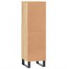 vidaXL Armoire salle de bain ch&ecirc;ne sonoma 30x30x100 cm