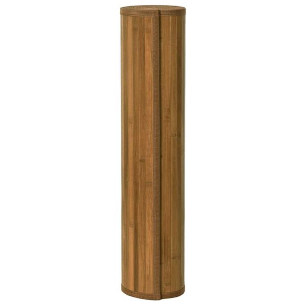 vidaXL Tapis rectangulaire marron 60x100 cm bambou