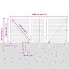 vidaXL Cl&ocirc;ture avec poteau Vert 1,4 x 10 m Acier et PVC