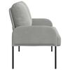 vidaXL Canap&eacute;s avec coussin 110cm Gris clair Contreplaqu&eacute;