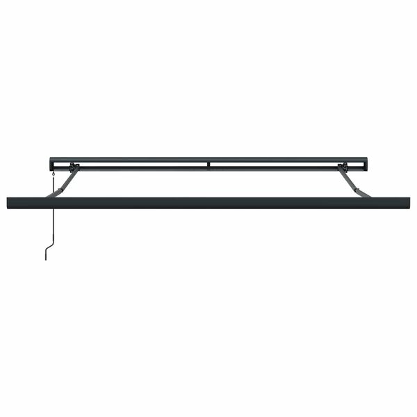 vidaXL Auvent R&eacute;tractable Noir 300 x 250 cm Tissu et M&eacute;tal